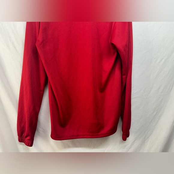 Adidas Quarter Zip Climalite (Power Red/White) - Picture 6 of 12